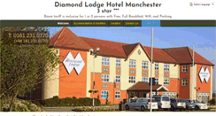 Desktop Screenshot of diamondlodge.co.uk