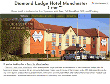 Tablet Screenshot of diamondlodge.co.uk